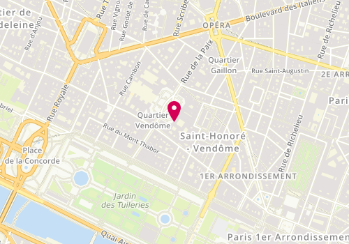Plan de Eurigest, 10 place Vendôme, 75001 Paris