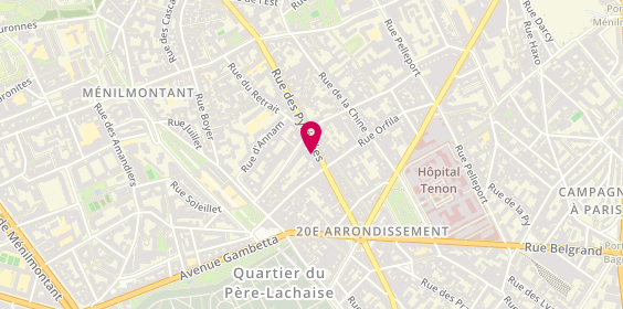 Plan de Centre Immobilier Parisien, 263 Rue des Pyrenees, 75020 Paris