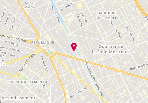 Plan de L'Immobilière, 9 Jules Ferry, Bis, 75011 Paris