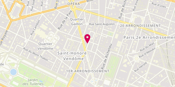 Plan de Bernie, 59 Rue des Petits Champs, 75001 Paris
