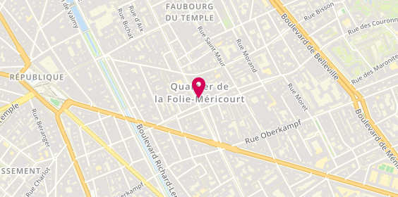 Plan de Arik Property, 108 Avenue Parmentier, 75011 Paris