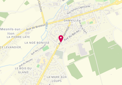 Plan de Select'Immo, Damville 1 Gare, 27240 Mesnils-sur-Iton