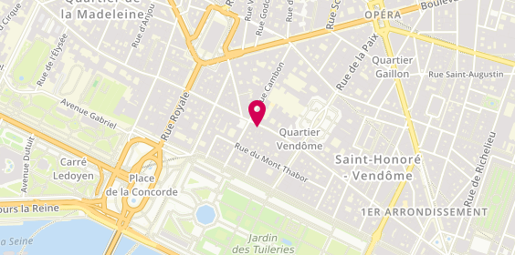 Plan de Spring Street Immo, 255 Rue Saint-Honoré, 75001 Paris
