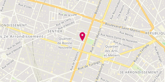 Plan de Cabinet BAROND, 113 Boulevard de Sébastopol, 75002 Paris