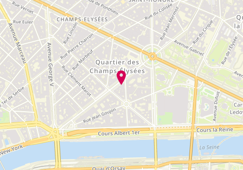 Plan de Un Balcon sur Paris - Immobilier de Prestige, 42 Avenue Montaigne, 75008 Paris