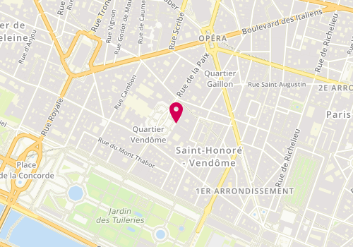 Plan de Lazard Group - Immobilier d'Entreprise, 16 place Vendôme, 75001 Paris