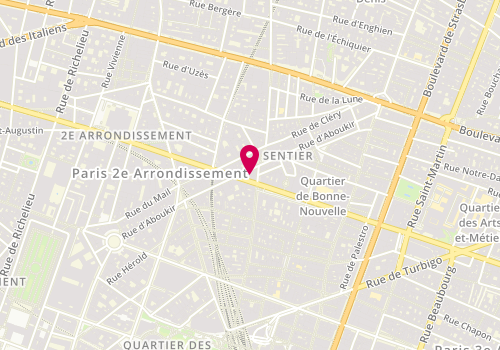 Plan de Moriss Immobilier, 110 Rue Réaumur, 75002 Paris