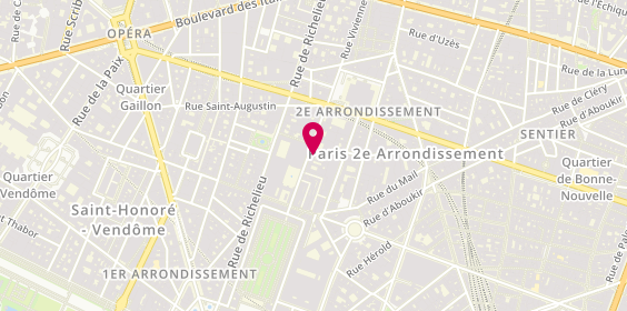 Plan de France Hamon -Bureau d'Immobilier, 12 Rue Vivienne, 75002 Paris