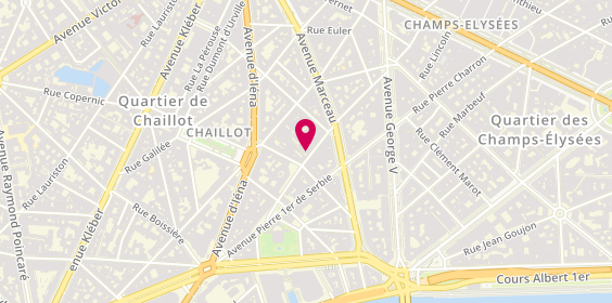 Plan de Carnet d'Adresses, 37 Rue de Chaillot, 75116 Paris