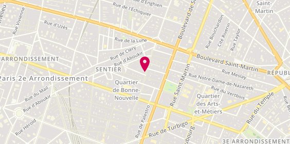 Plan de Casa Parigi, 249 Rue Saint Denis, 75002 Paris