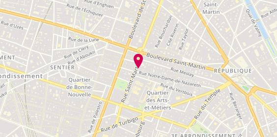 Plan de SBM Immobilier | Gestion | Location | Vente, 318 Rue Saint-Martin, 75003 Paris