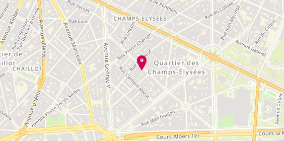 Plan de Sepimo, 31 Rue François 1er, 75008 Paris
