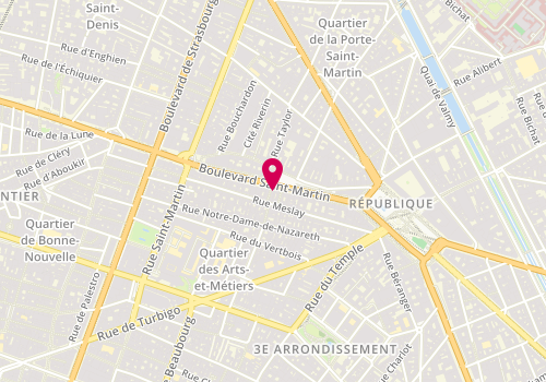 Plan de Saint-Martin Immobilier, 27 Boulevard Saint-Martin, 75003 Paris