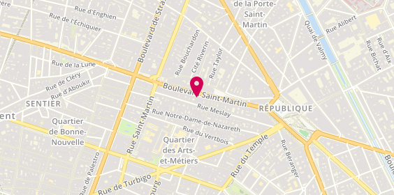 Plan de Amcp Immobilier, 33 Boulevard Saint-Martin, 75003 Paris
