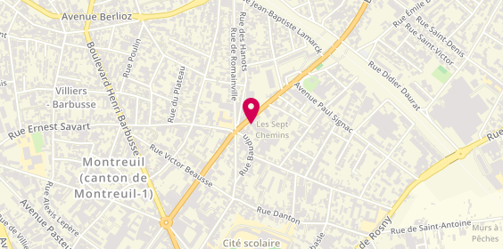 Plan de Kérignard Immobilier, 8 Boulevard Aristide Briand, 93100 Montreuil