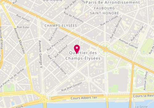 Plan de Financiere Colisee Immobilier, 15 Bis Rue de Marignan, 75008 Paris