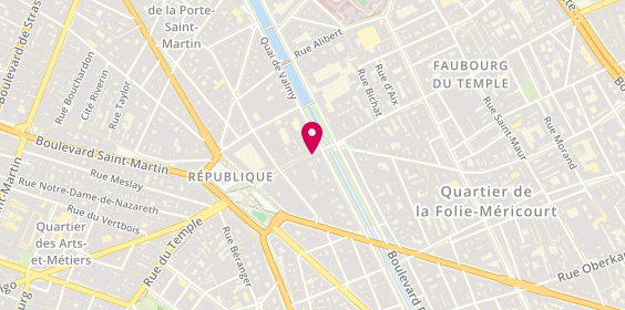 Plan de Perrine Dufau Chasseur immobilier, 26 Rue du Faubourg du Temple, 75011 Paris