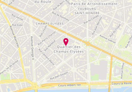 Plan de Immodeal Gestion, 14 Rue de Marignan, 75008 Paris