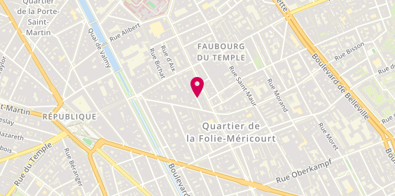 Plan de Best Place to Stay in Paris BP2S, 8 Auguste Barbier, 75011 Paris
