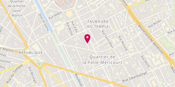 Plan de Pro Comm, 10 Rue Auguste Barbier, 75011 Paris
