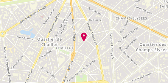 Plan de CAMUS Bernard, 13 Rue de Bassano, 75116 Paris