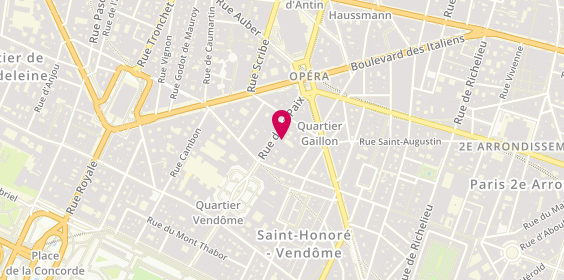Plan de EIS Immobilier, 10 Rue de la Paix, 75002 Paris