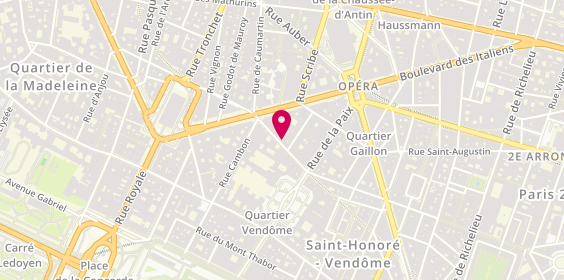 Plan de YouFirst Residence - GEC 25, 14 Rue des Capucines, 75002 Paris