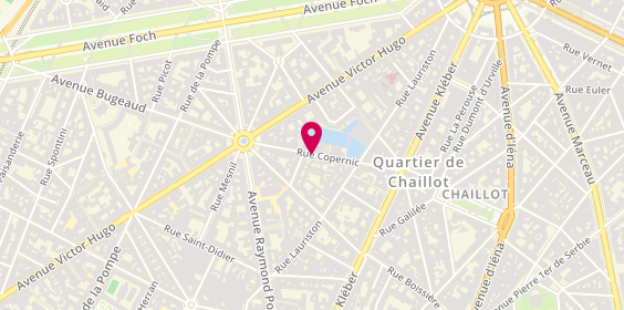 Plan de Cabinet Ouest, 35 Rue Copernic, 75116 Paris