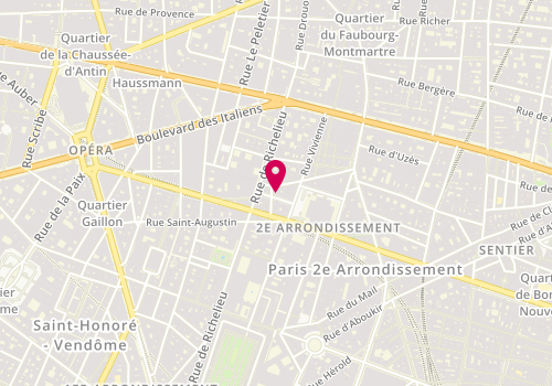 Plan de Ovtd, 6 Rue de la Bourse, 75002 Paris
