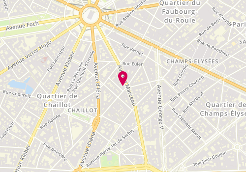 Plan de CHL Partners, 55 Avenue Marceau, 75116 Paris