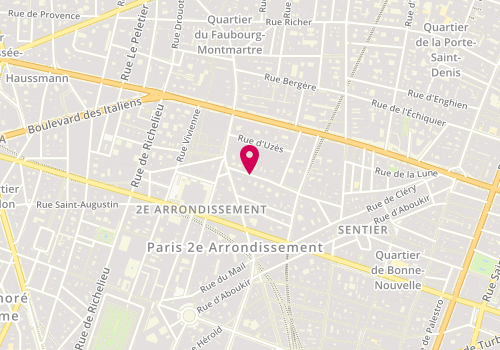 Plan de S.I.I, 35 Rue Jeûneurs, 75002 Paris