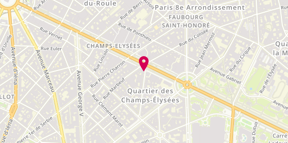 Plan de A.G.I.R, 29 Rue Marignan, 75008 Paris