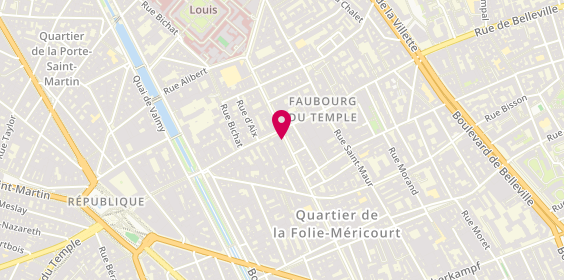 Plan de A.B.S Immobilier, 135 Avenue Parmentier, 75011 Paris