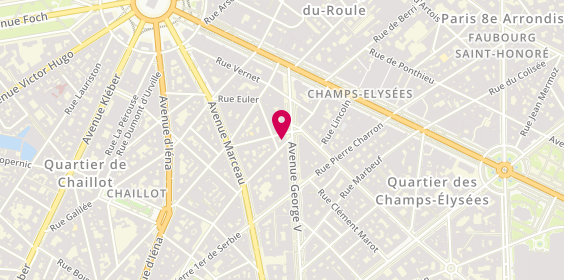 Plan de Clos Saint Pierre, 17 Rue Quentin Bauchart, 75008 Paris