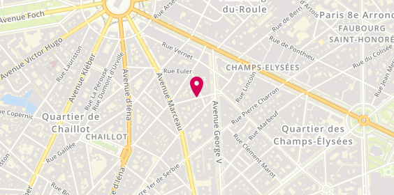 Plan de Boissard Conseil & Immobilier, 6 Rue Christophe Colomb, 75008 Paris