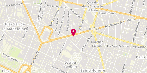 Plan de Des Capucines, 39 Boulevard des Capucines, 75002 Paris