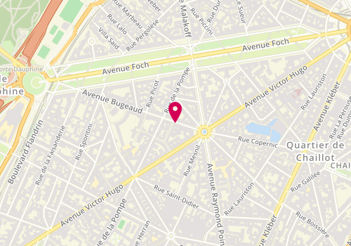 Plan de Psi Projets et Services Immobiliers, 9 Avenue Bugeaud, 75116 Paris