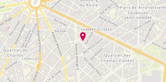 Plan de Infinity Immo, 60 Rue François 1er, 75008 Paris