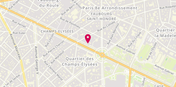 Plan de Paris Passion Property Papaty, 34 Champs Elysées, 75008 Paris