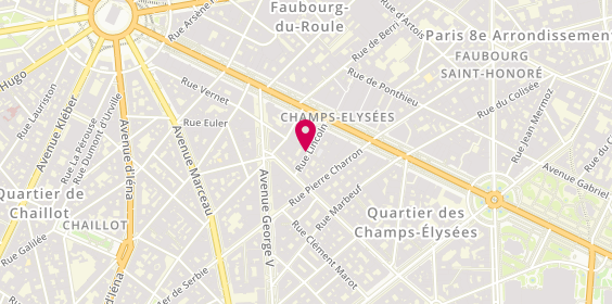 Plan de Cachard Immobilier, 7 Lincoln, 75008 Paris