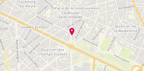 Plan de Yllicos Immobilier - Yllicos Real Estate, 6 avenue Franklin Delano Roosevelt, 75008 Paris