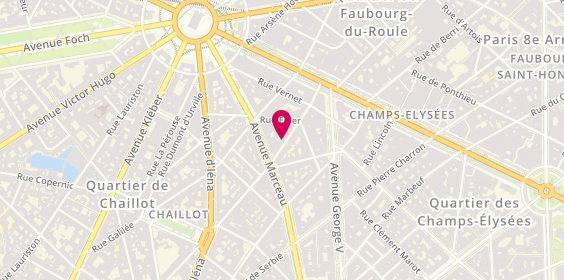 Plan de Cs Partners, 29 Rue de Bassano, 75008 Paris