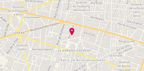 Plan de Agefim, 10 Rue Saint Marc, 75002 Paris