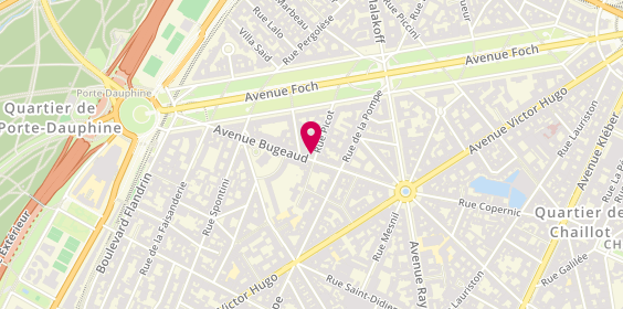 Plan de ACTEA Conseil Immobilier, 26 avenue Bugeaud, 75116 Paris
