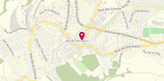 Plan de L'Immobilière Champenoise à Montmirail, 45 place Rémy Petit, 51210 Montmirail