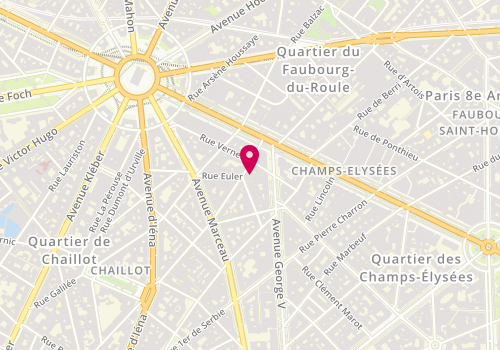 Plan de Immobilière Bassano, 52 Rue de Bassano, 75008 Paris