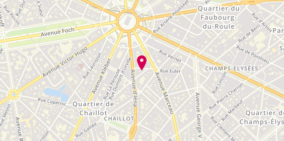 Plan de Cabinet Minard, 5 Rue Newton, 75116 Paris
