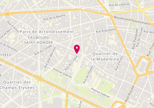 Plan de Kheops Investissement, 23 Rue du Cirque, 75008 Paris