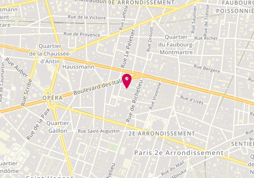 Plan de Le Triangle Immobilier, 6 Rue d'Amboise, 75002 Paris