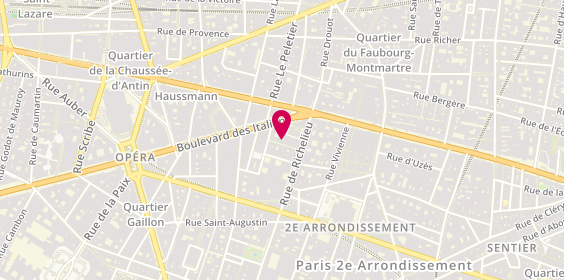 Plan de MCM Immobilier, 6 Rue d'Amboise 75002 Paris 2ème Arr, 75002 Paris